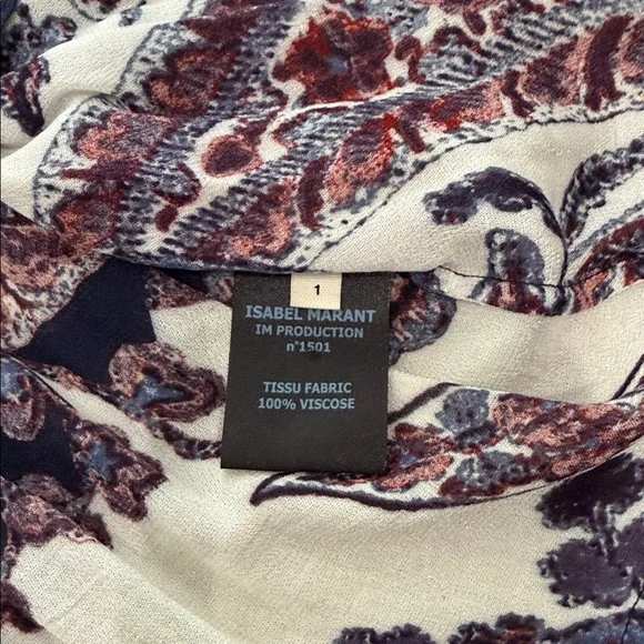 Isabel Marant Étoile Trani paisley print top - Picture 3 of 4